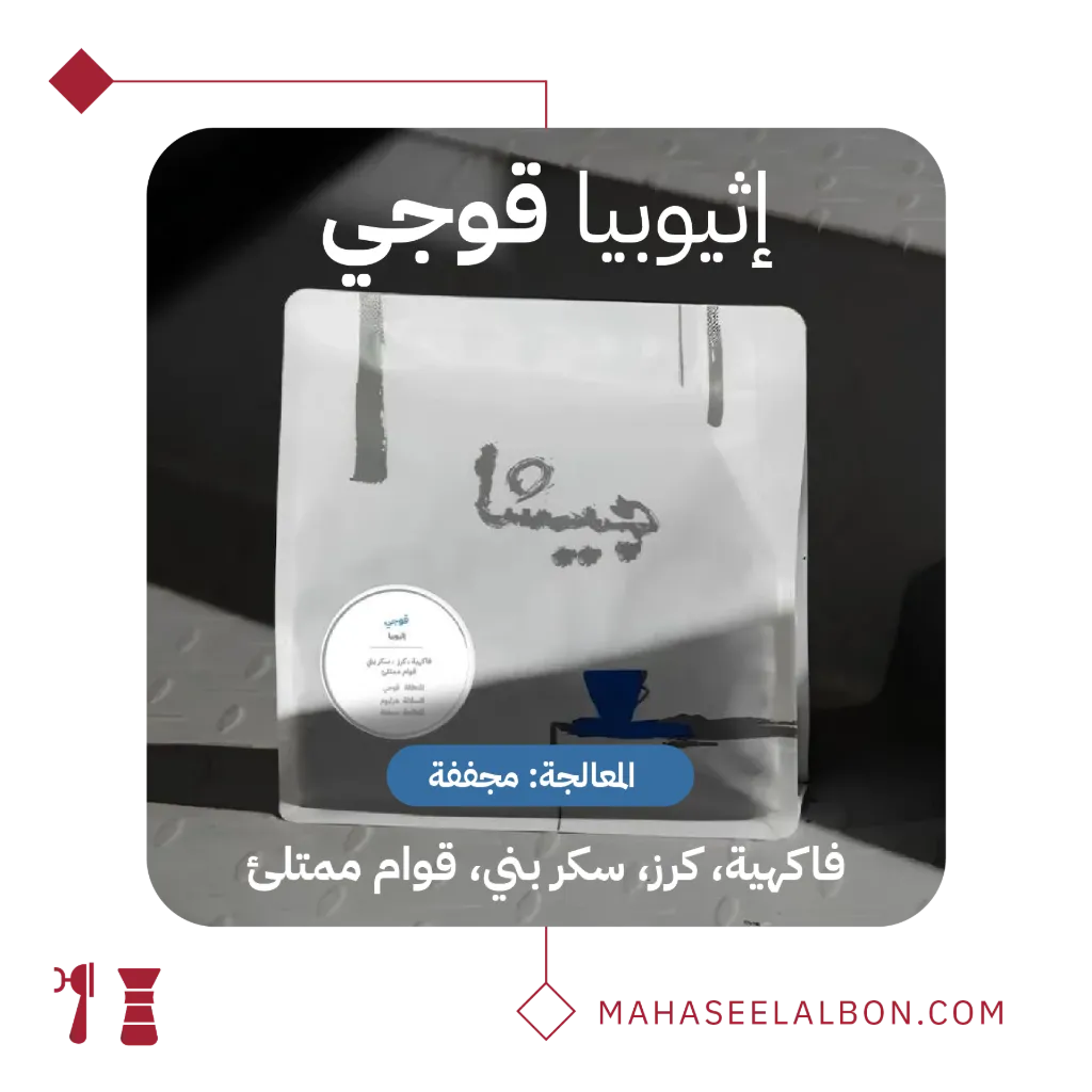 إثيوبيا قوجي - ٢٥٠  جرام - محمصة جيشا