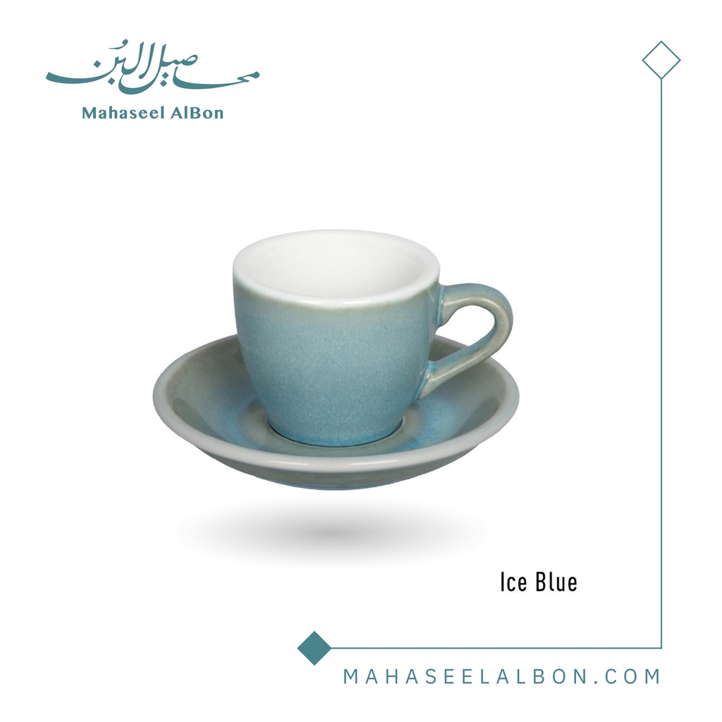 Loveramics espresso cup and Saucer 80ML (Ice Blue)