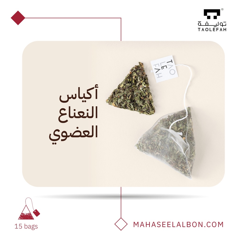 Organic Peppermint Teabag (15 Bags)