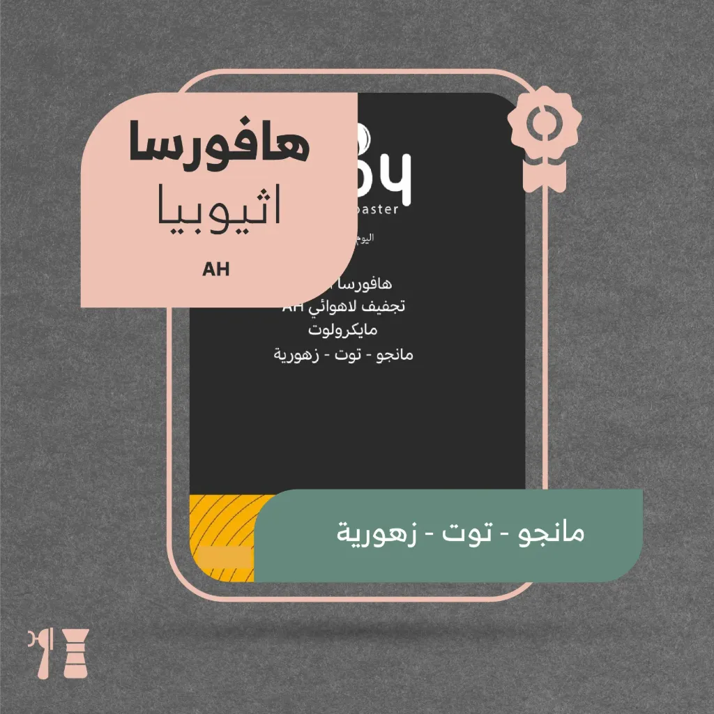 أثيوبيا - هافورسا (محصول فاخر) - ٢٥٠  جرام - محمصة اليوم الثامن