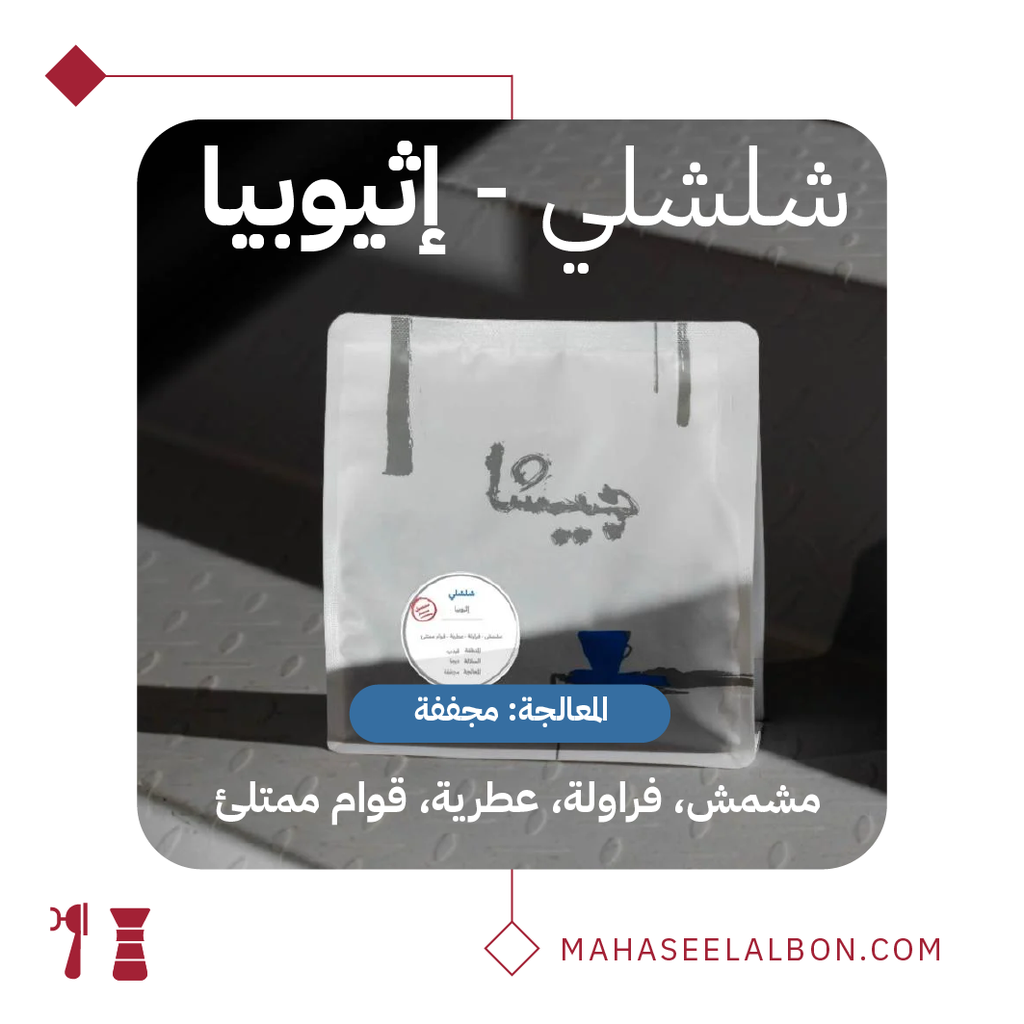 اثيوبيا شلشلي- ٢٥٠  جرام - محمصة جيشا