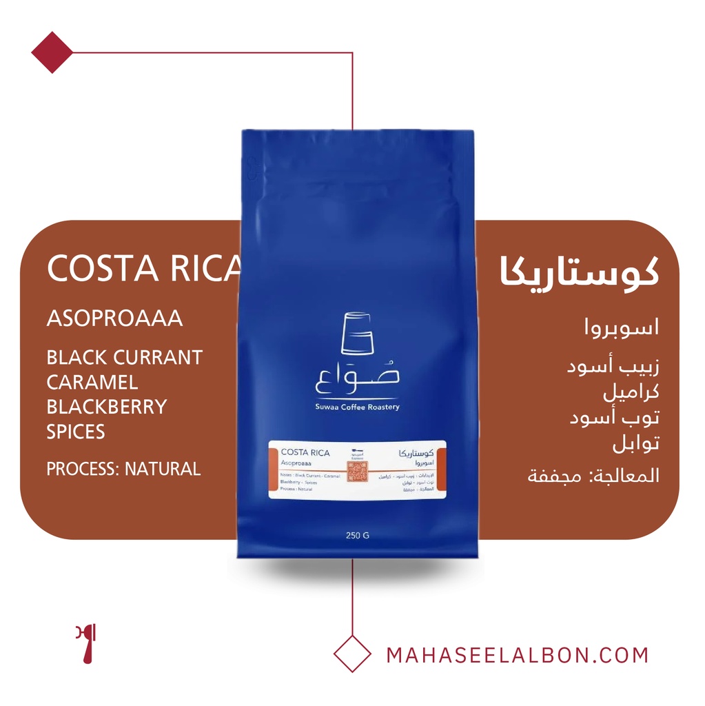 Costa Rica - Asoproaaa Espresso 250g - Suwaa Roastery
