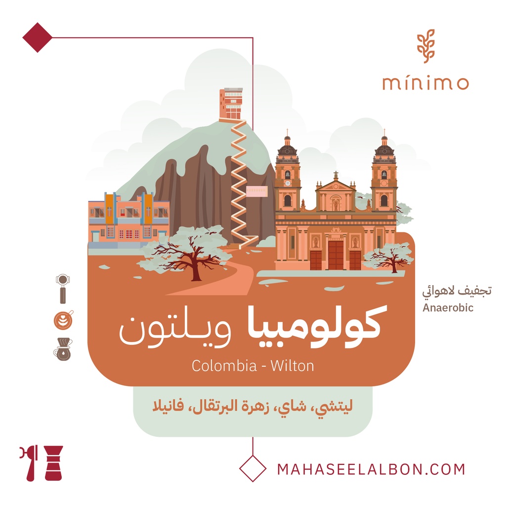 كولومبيا - ويلتون - ٢٥٠ جرام - محمصة مينيمو