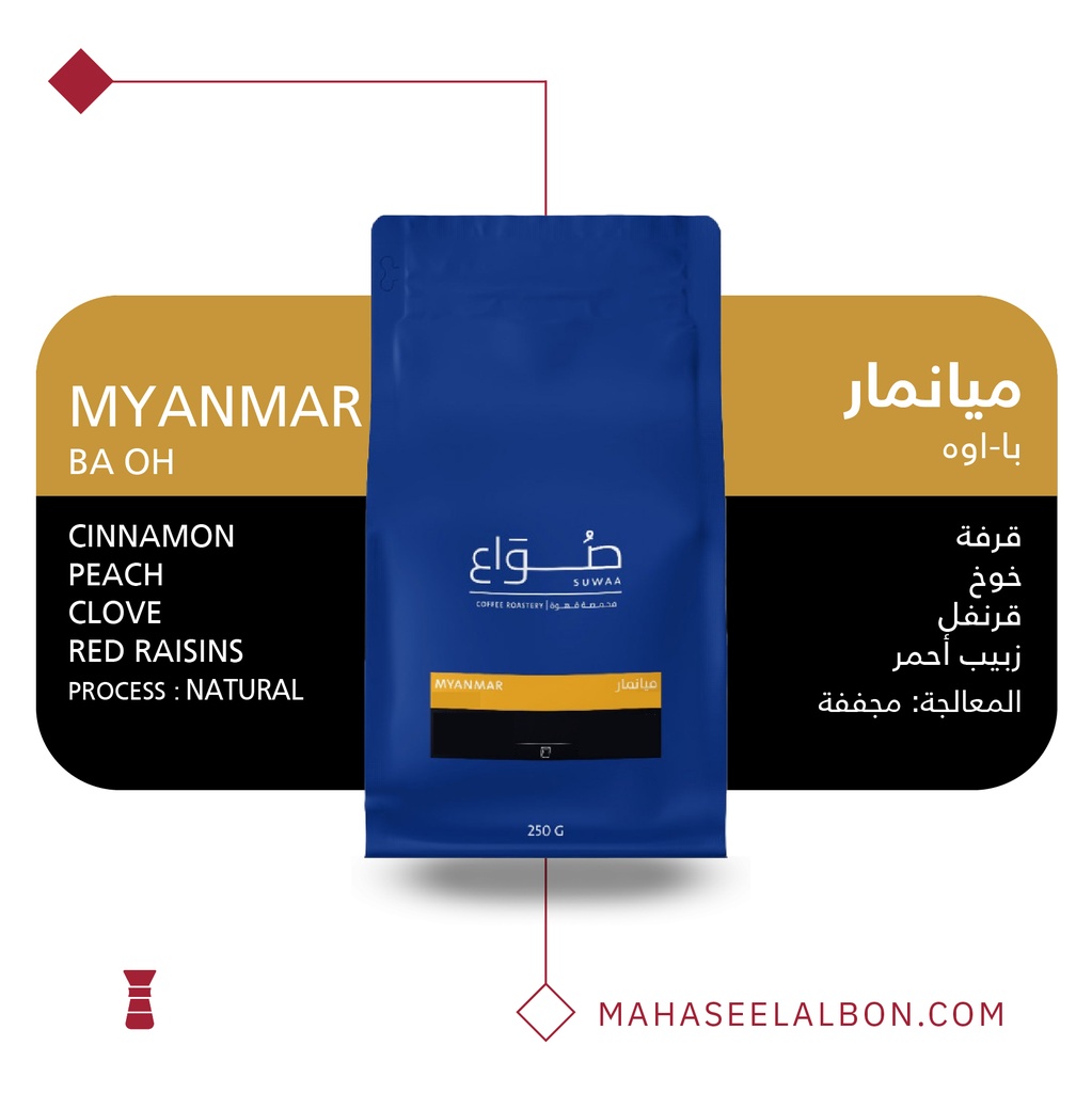 Myanmar - Ba oh Filter-  1kg - Suwaa Roastery