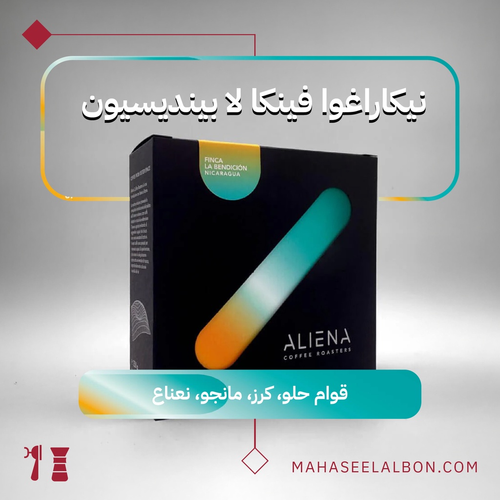 نيكاراغوا فينكا لا بينديسيون - ٢٥٠  جرام - محمصة ألينا