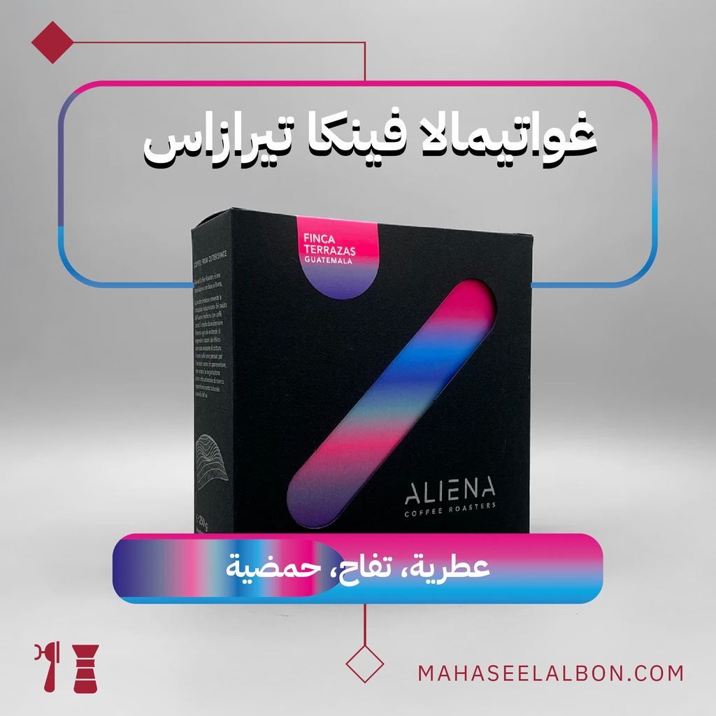 غواتيمالا فينكا تيرازاس - ٢٥٠ جرام - محمصة ألينا