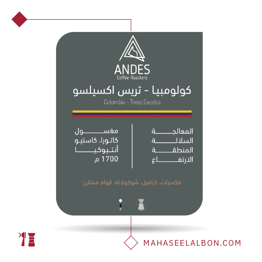 Colombia - Trees Excelso -  1kg - Andes Roastery