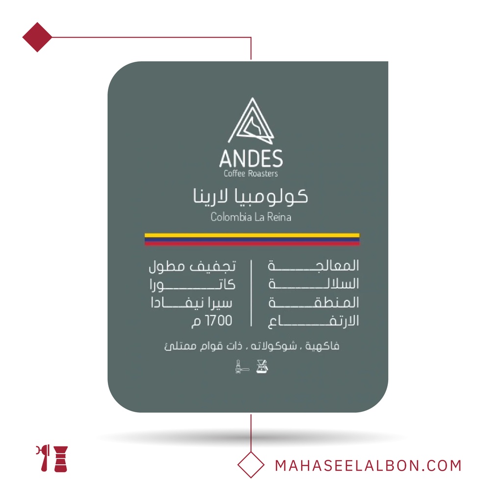 كولومبيا - لارينا - ١ كيلو -  محمصة أنديز