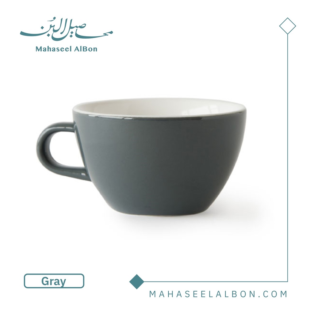 كوب إسبريسو فلات وايت مع صحن من ACME  (150ml/5.10oz)  