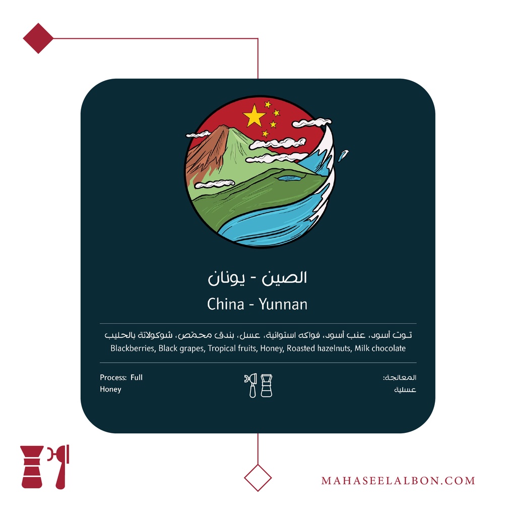 الصين - يونان - محمصة أسطول البن