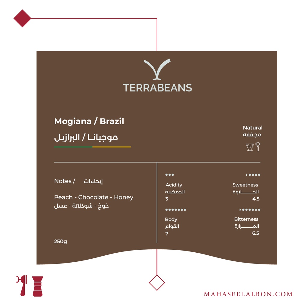 Brazil -Mogiana - 250g - Terra Beans Roastery