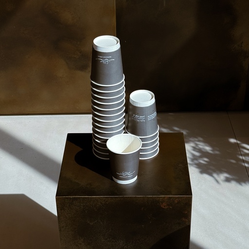 Gray paper cups (8 oz)