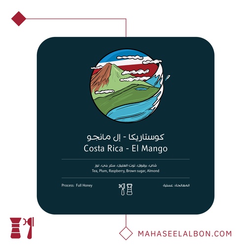 كوستاريكا إل مانجو - ٢٥٠ جرام - محمصة أسطول البن