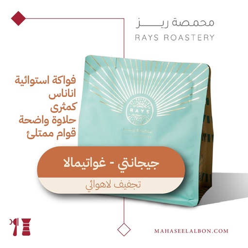 غواتيمالا - جيجانتي  - ١ كيلو - محمصة ريز