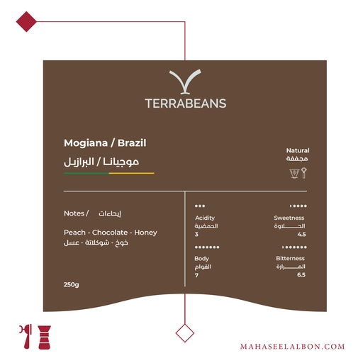 Brazil -Mogiana - 250g - Terra Beans Roastery