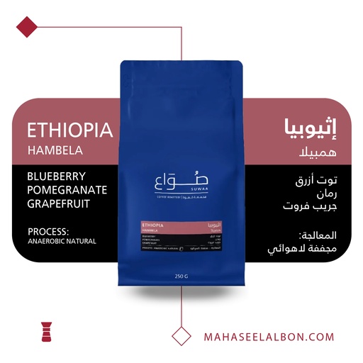 إثيوبيا - همبيلا فلتر ٢٥٠ جرام - محمصة صواع